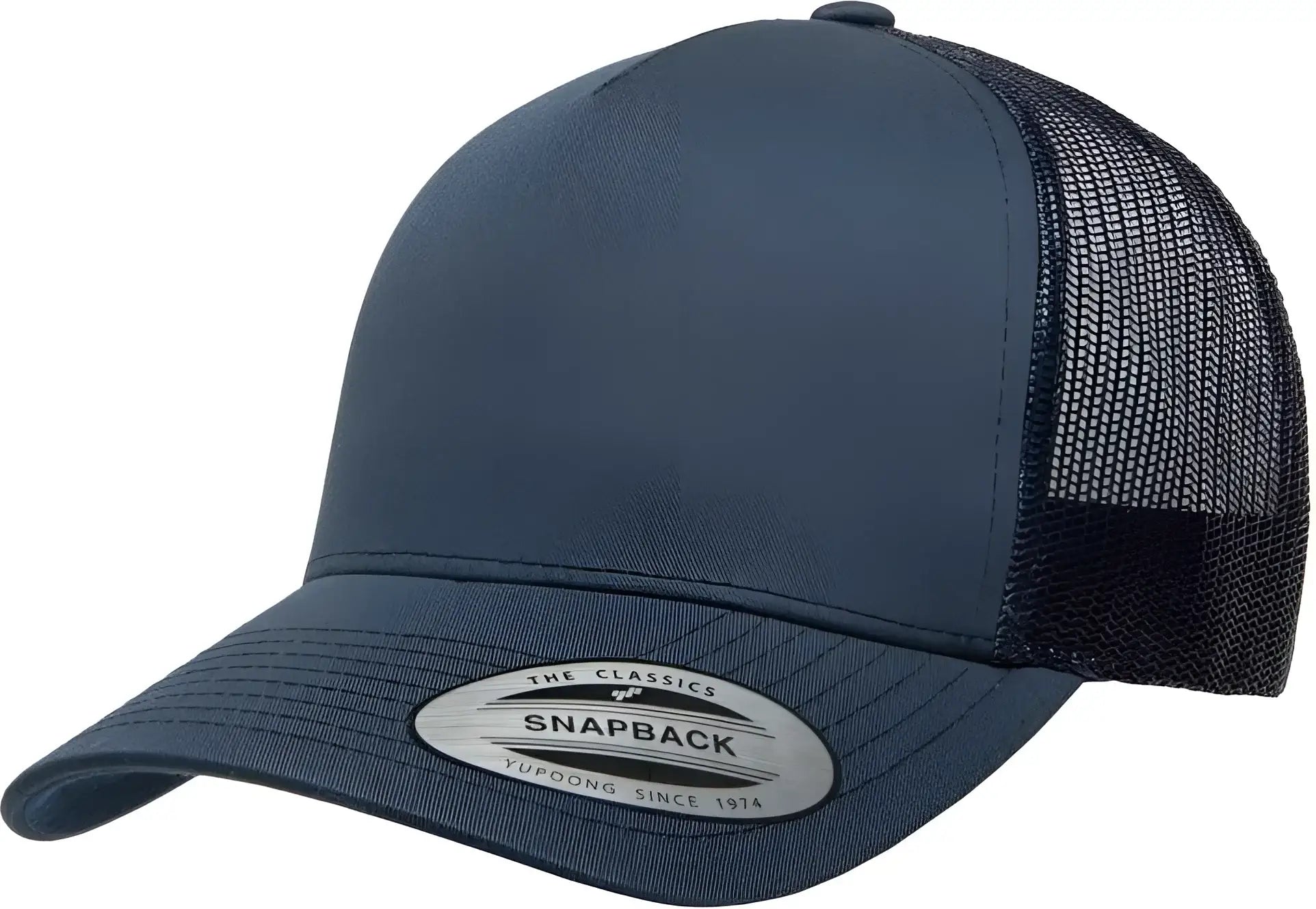 Yupoong 6506 Classics 5 Panel Retro Trucker Cap Navy Navy / 6 5/8’’ 7 5/8’’