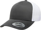 Yupoong 6506T Classics 5 Panel Retro Trucker Cap 2 Tone Charcoal White Dark Gray White / 6 5/8’’ 7 5/8’’