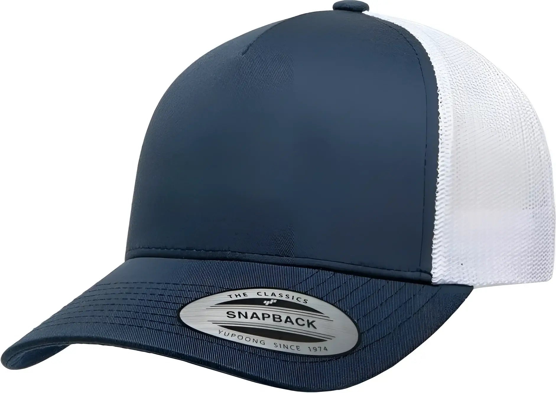 Yupoong 6506T Classics 5 Panel Retro Trucker Cap 2 Tone Navy White Navy White / 6 5/8’’ 7 5/8’’