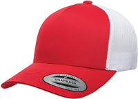 Yupoong 6506T Classics 5 Panel Retro Trucker Cap 2 Tone Red White Red White / 6 5/8’’ 7 5/8’’