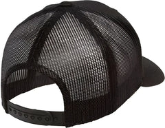 Yupoong 6606 Classics Retro Trucker Cap - Black - Black / 6 5/8’’ - 7 5/8’’