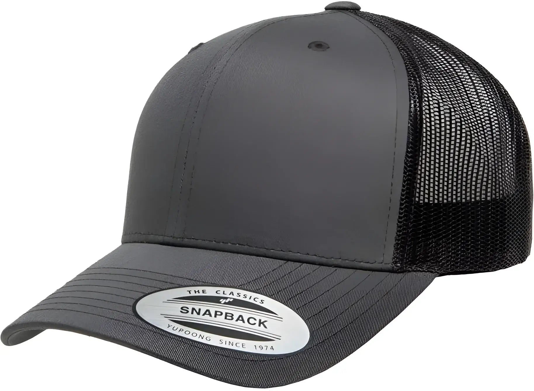 Yupoong 6606 Classics Retro Trucker Cap Charcoal Dark Gray / 6 5/8’’ 7 5/8’’