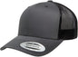 Yupoong 6606 Classics Retro Trucker Cap Charcoal Dark Gray / 6 5/8’’ 7 5/8’’