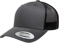 Yupoong 6606 Classics Retro Trucker Cap Charcoal Dark Gray / 6 5/8’’ 7 5/8’’