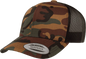 Yupoong 6606 Classics Retro Trucker Cap Green Camo Black Multi Colored / 6 5/8’’ 7 5/8’’