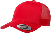 Yupoong 6606 Classics Retro Trucker Cap Red Red / 6 5/8’’ 7 5/8’’