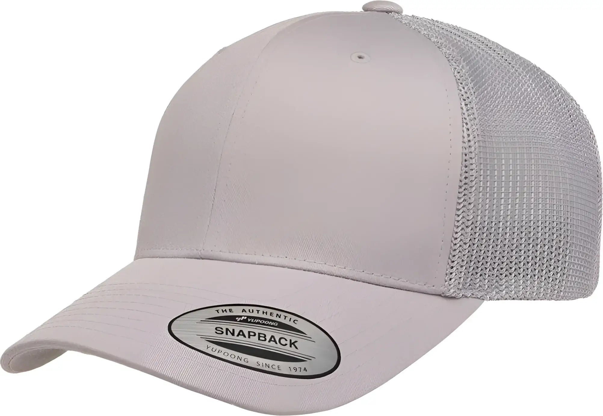 Yupoong 6606 Classics Retro Trucker Cap - Silver - Light Gray / 6 5/8’’ - 7 5/8’’
