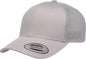 Yupoong 6606 Classics Retro Trucker Cap - Silver - Light Gray / 6 5/8’’ - 7 5/8’’