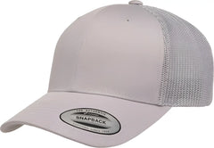 Yupoong 6606 Classics Retro Trucker Cap - Silver - Light Gray / 6 5/8’’ - 7 5/8’’