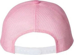 Yupoong 6606 Retro Trucker Cap Pink Pink / One Size Fits Most