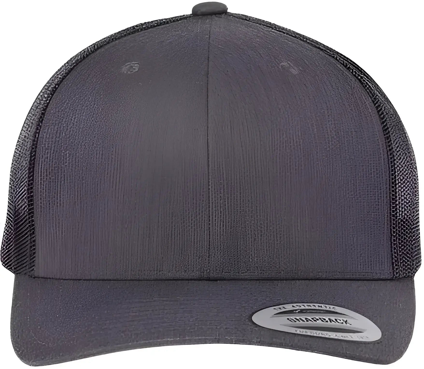 Yupoong 6606 Six Panel Retro Trucker Cap Dark Heather Grey Dark Gray / 6 5/8’’ 7 3/8’’