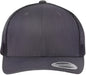Yupoong 6606 Six Panel Retro Trucker Cap Dark Heather Grey Dark Gray / 6 5/8’’ 7 3/8’’