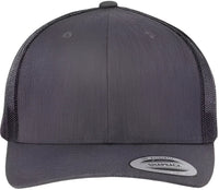Yupoong 6606 Six Panel Retro Trucker Cap Dark Heather Grey Dark Gray / 6 5/8’’ 7 3/8’’