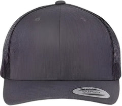 Yupoong 6606 Six Panel Retro Trucker Cap Dark Heather Grey Dark Gray / 6 5/8’’ 7 3/8’’