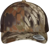 Yupoong 6606 Six Panel Retro Trucker Cap Kryptek Highlander Kryptek / 6 5/8’’ 7 3/8’’