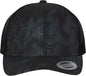 Yupoong 6606 Six Panel Retro Trucker Cap Kryptek Typhon Kryptek / 6 5/8’’ 7 3/8’’