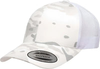 Yupoong 6606MC Classics MultiCam Retro Trucker Cap Multicam Alpine White Multi Colored / 6 5/8’’ 7 5/8’’