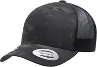 Yupoong 6606MC Classics MultiCam Retro Trucker Cap - Multicam Black - Multi-Colored / 6 5/8’’ - 7 5/8’’