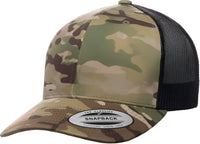 Yupoong 6606MC Classics MultiCam Retro Trucker Cap Multicam Original Black Multi Colored / 6 5/8’’ 7 5/8’’