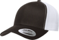Yupoong 6606T Classics Retro Trucker Cap 2-Tone - Black White - Black White / 6 5/8’’ - 7 5/8’’