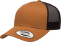 Yupoong 6606T Classics Retro Trucker Cap 2 Tone Caramel Black Tan Black / 6 5/8’’ 7 5/8’’