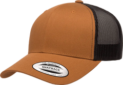 Yupoong 6606T Classics Retro Trucker Cap 2 Tone Caramel Black Tan Black / 6 5/8’’ 7 5/8’’