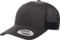 Yupoong 6606T Classics Retro Trucker Cap 2 Tone Charcoal Navy Dark Gray Navy / 6 5/8’’ 7 5/8’’