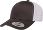 Yupoong 6606T Classics Retro Trucker Cap 2 Tone Charcoal White Dark Gray White / 6 5/8’’ 7 5/8’’