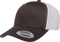 Yupoong 6606T Classics Retro Trucker Cap 2 Tone Charcoal White Dark Gray White / 6 5/8’’ 7 5/8’’