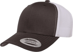 Yupoong 6606T Classics Retro Trucker Cap 2 Tone Charcoal White Dark Gray White / 6 5/8’’ 7 5/8’’