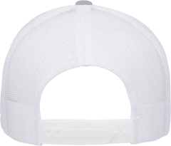 Yupoong 6606T Classics Retro Trucker Cap 2 Tone Heather White Gray White / 6 5/8’’ 7 5/8’’
