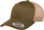 Yupoong 6606T Classics Retro Trucker Cap 2 Tone Moss Khaki Olive Khaki / 6 5/8’’ 7 5/8’’