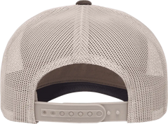 Yupoong 6606T Classics Retro Trucker Cap 2-Tone - Navy Silver - Navy Light Gray / 6 5/8’’ - 7 5/8’’