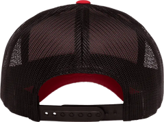 Yupoong 6606T Classics Retro Trucker Cap 2 Tone Red Black Red Black / 6 5/8’’ 7 5/8’’