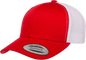 Yupoong 6606T Classics Retro Trucker Cap 2 Tone Red White Red White / 6 5/8’’ 7 5/8’’