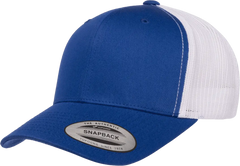 Yupoong 6606T Classics Retro Trucker Cap 2 Tone Royal White Royal White / 6 5/8’’ 7 5/8’’