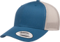 Yupoong 6606T Classics Retro Trucker Cap 2 Tone Steel Blue Silver Blue Light Gray / 6 5/8’’ 7 5/8’’