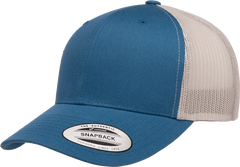Yupoong 6606T Classics Retro Trucker Cap 2 Tone Steel Blue Silver Blue Light Gray / 6 5/8’’ 7 5/8’’