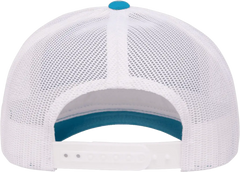 Yupoong 6606T Classics Retro Trucker Cap 2 Tone Turquoise White Turquoise White / 6 5/8’’ 7 5/8’’