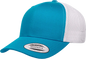 Yupoong 6606T Classics Retro Trucker Cap 2 Tone Turquoise White Turquoise White / 6 5/8’’ 7 5/8’’
