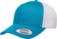 Yupoong 6606T Classics Retro Trucker Cap 2 Tone Turquoise White Turquoise White / 6 5/8’’ 7 5/8’’