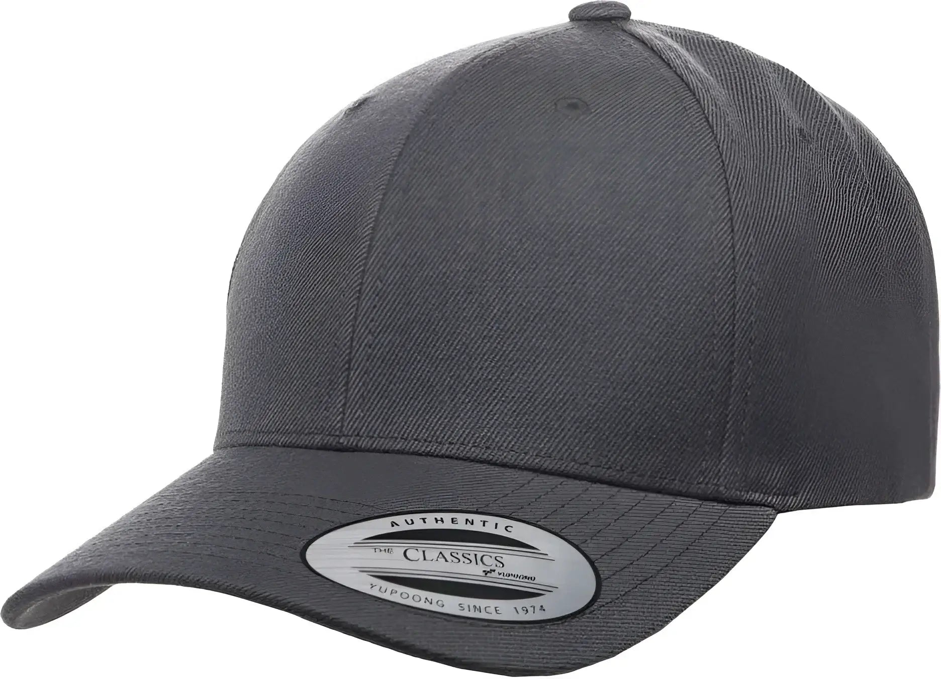 Yupoong 6789M Classics Premium Curved Visor Snapback Cap Dark Gray Dark Gray / 6 5/8’’ 7 5/8’’