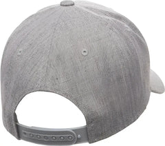 Yupoong 6789M Classics Premium Curved Visor Snapback Cap Heather Gray / 6 5/8’’ 7 5/8’’