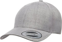 Yupoong 6789M Classics Premium Curved Visor Snapback Cap Heather Gray / 6 5/8’’ 7 5/8’’